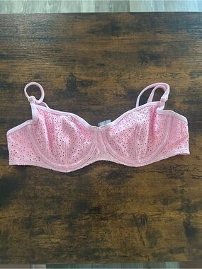 PINK Victoria's Secret Pastel Pink Underwire swim Bikini Top